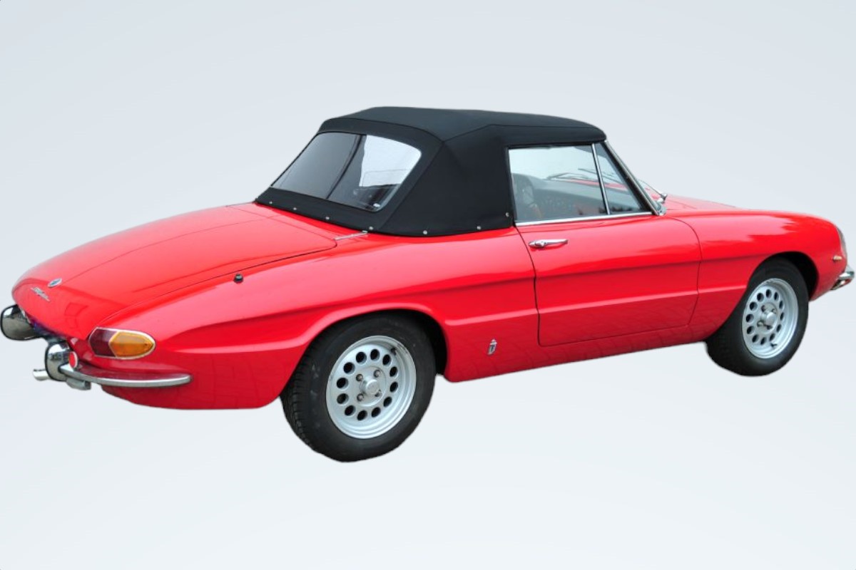 Alfa Spider Rundheck Cabrioverdeck Alfa Spider Rundheck Cabrioverdeck